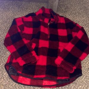 Old Navy 1/2 zip (Buffalo plaid)